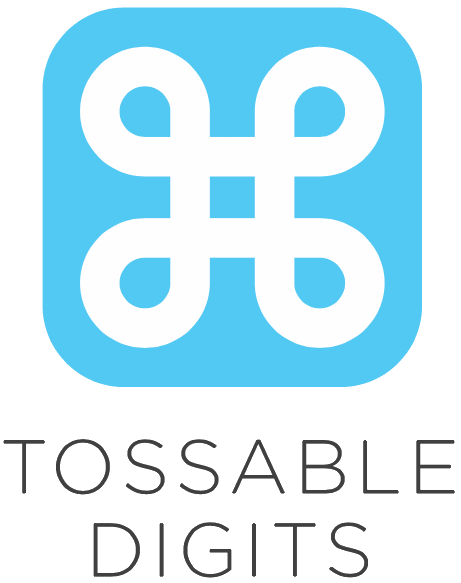 Tossable Digits Logo